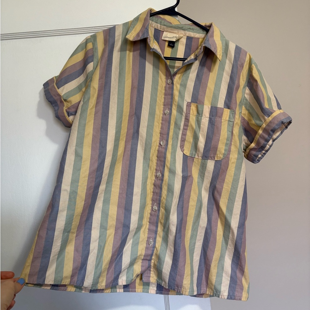 Striped Multicolor Madewell Shirt